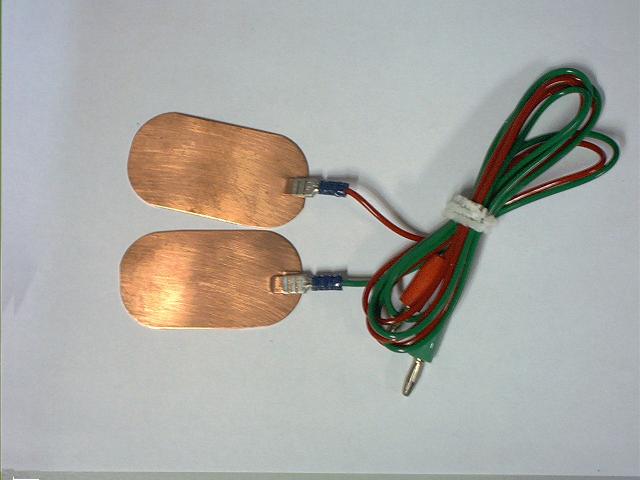 Small copper pads 2 x 3 ( set of 2 with wiring)