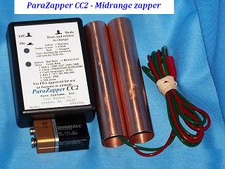 CC2 zapper with copper paddles.