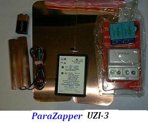 MY-3 zapper with copper paddles and pads.<BR>rechargeable batteris with fast charger,<BR>and 10.5 to 10.7 volt output.